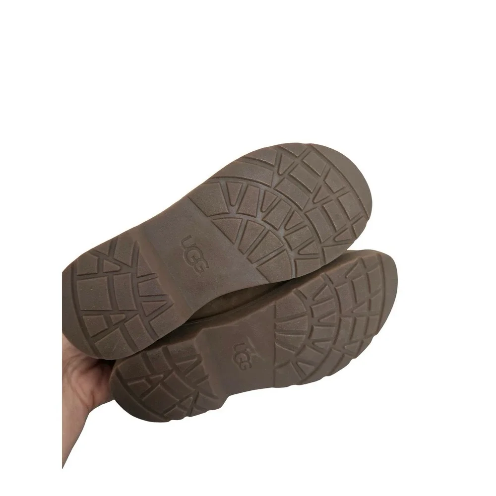 UGG  Kinzey Weather  Brown Leather  Winter Boots  Little Kids  Size Us 3  Eu 35